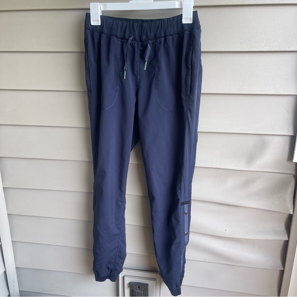 Lululemon Jogger Pants 6‎ Blue Breathable Pull On Athleisure Lounge